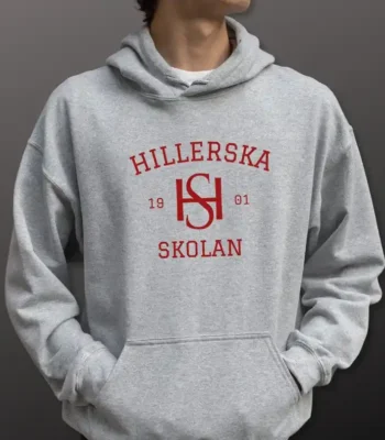 Hillerska Skolan Hoodie, Young Royals Hoodie, Hillerska Grey Hoodie