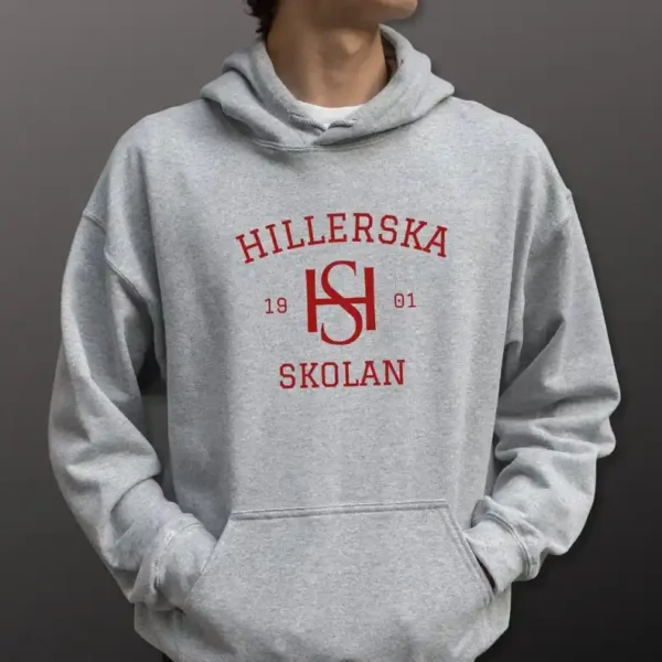 Hillerska Skolan Hoodie, Young Royals Hoodie, Hillerska Grey Hoodie