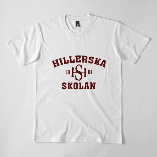 Hillerska Skolan Premium T-Shirt Hillerska School Tee2