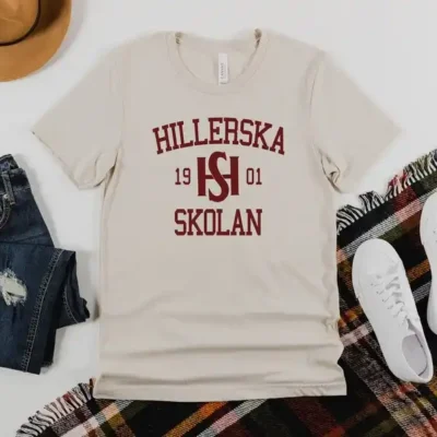 Hillerska Skolan Shirt, Hillerska School Tee, Young Royals Inspired Tee1