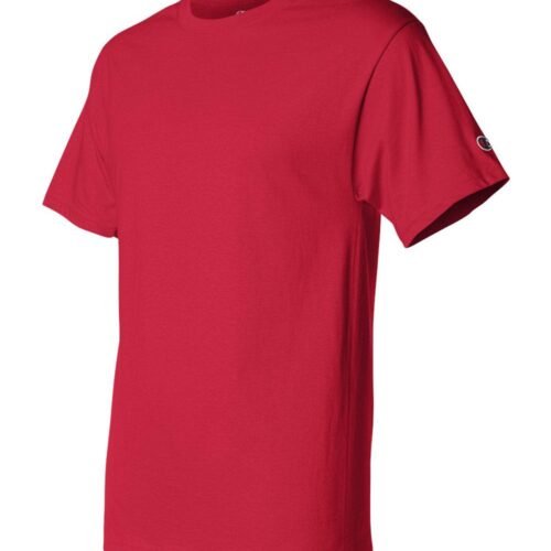 Champion Men Basic Tee, 2XL, Scarlet T-Shirt