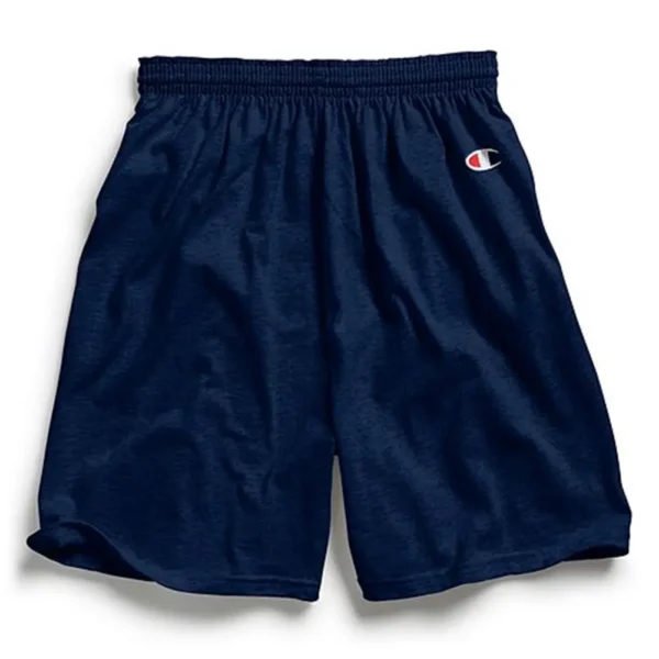 Champion Men's Elastic Waistband Jersey Blue Short