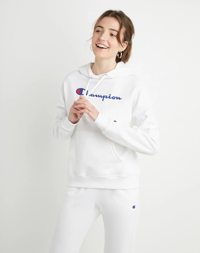 Champion Powerblend Hoodie Script Logo 1