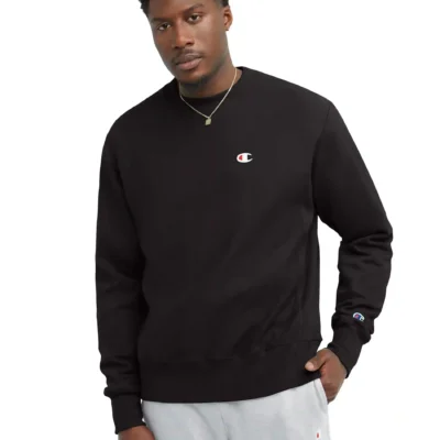 Champion Reverse Weave Crewneck Sweatshirt, C Logo