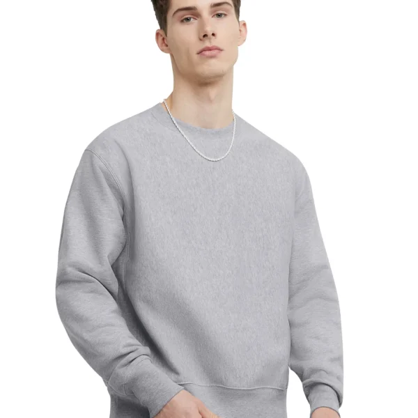 Champion Reverse Weave Crewneck White Sweatshirt