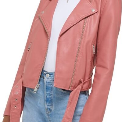 Levi's Belted Faux Leather Jacket For Women