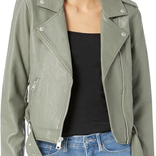 Levi's Belted Faux Leather Moto Jacket For Women