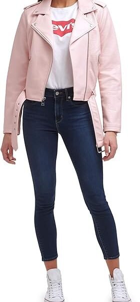 Levi's Belted Faux Leather Jacket For Ladies