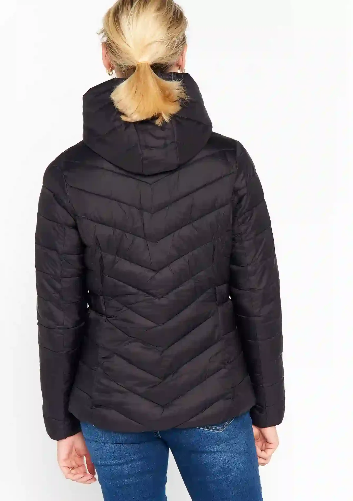 Light Quilted Black Jacket2