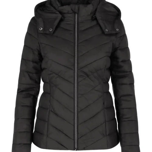 Light Quilted Black Jacket